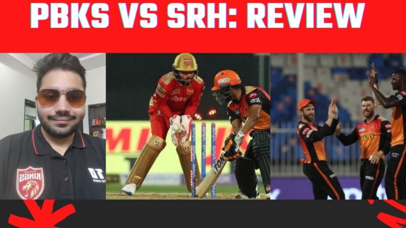 PBKS vs SRH : Review