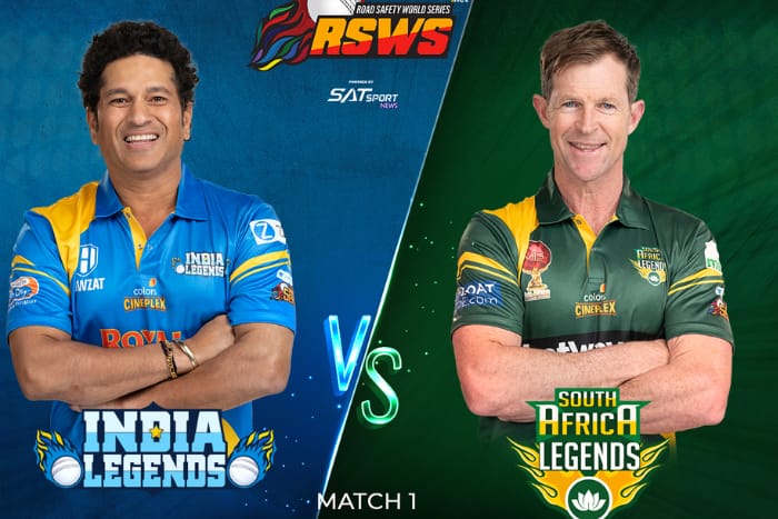 Road Safety World Series:-IND LEGENDS Vs SA LEGENDS