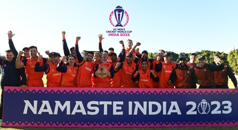 Dutch Delight: Netherlands Stun Scotland in Epic Heist to Secure CWC23 Spot🏆