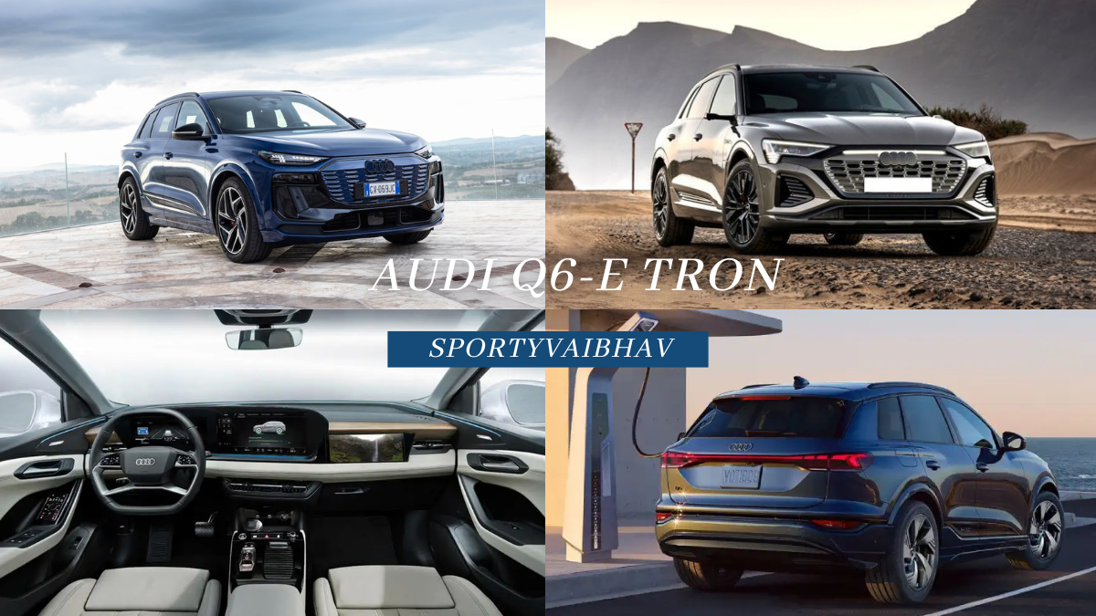 The Audi Q6 e-tron : Where Luxury Meets Electrification💙🤍🖤